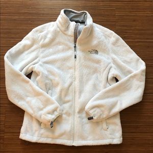Women’s The North Face White Osito Jacket, Medium